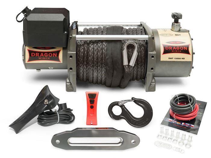 Wyciągarka Dragon Winch Truck DWT 15000 HD lina syntetyczna EAN (GTIN) 5903140654346 5903140654353